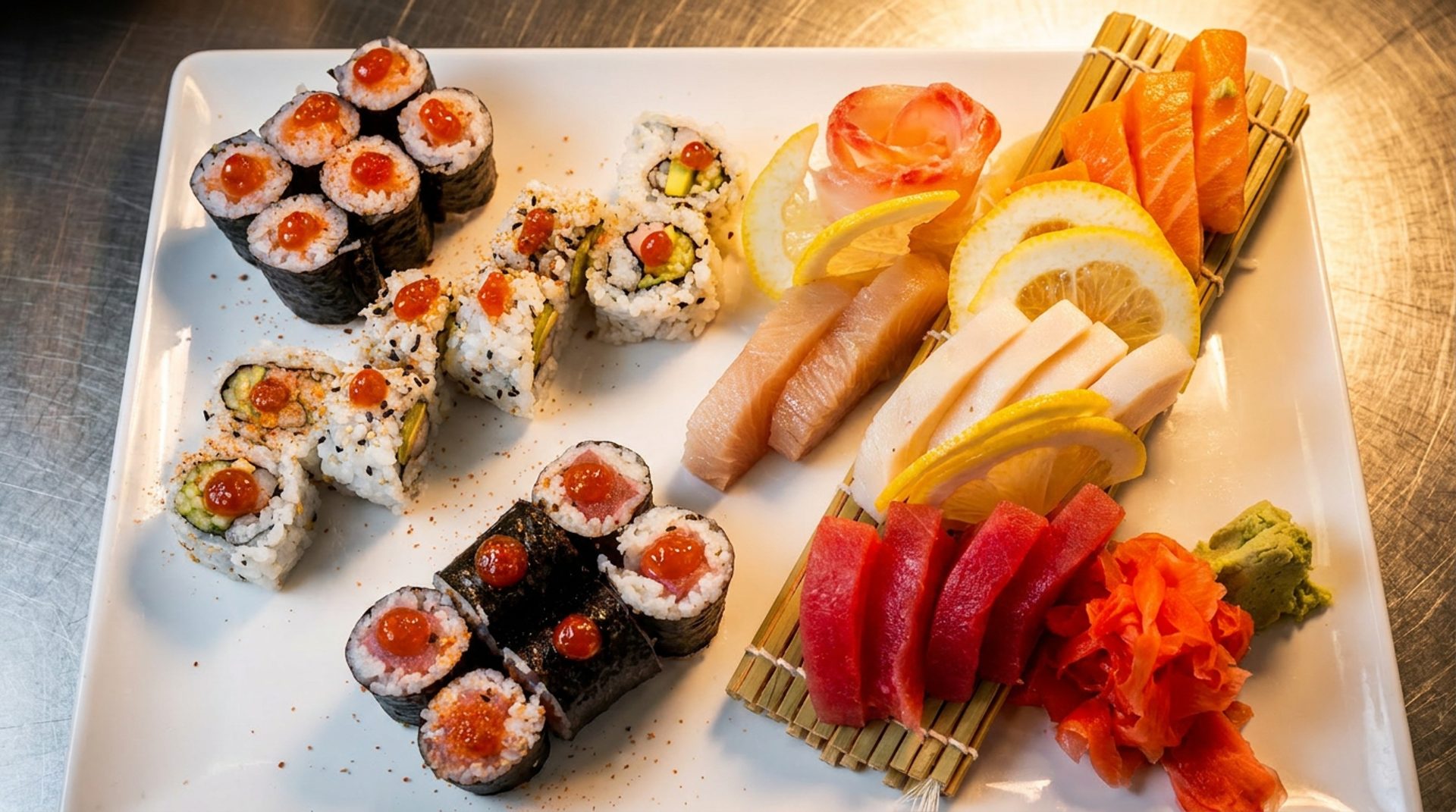 Rolls, nigiri, and more